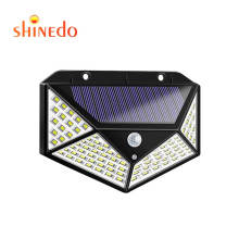 112 LED Lithium Battery Outdoor Lighting Solar Powered Led Wall Light Street Garden Solar Led Lamp